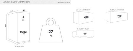 Стул пластиковый барный Siesta Contract Maya Bar 75 белый