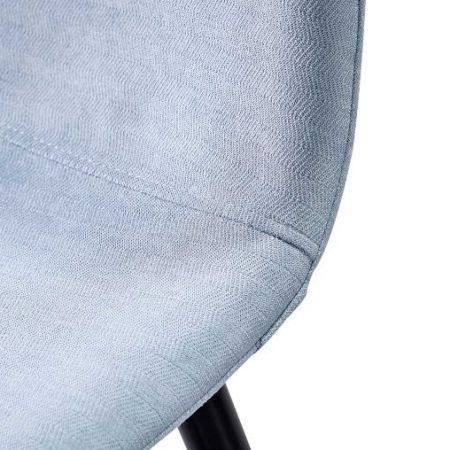 Стул полубарный 350S голубой TD3052-4, черный