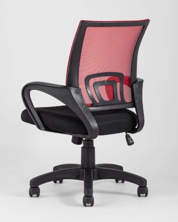 Кресло офисное Simple TopChairs красное