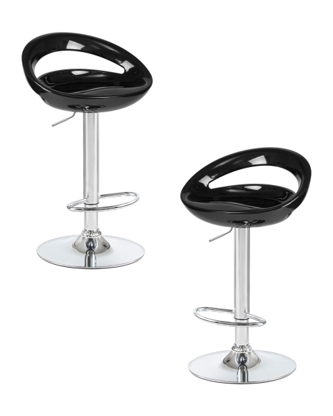 Набор 2 шт Стул барный DISCO, черный