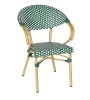 "Грас" плетеный стул из искусственного ротанга, зеленый