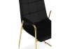 Стул Lana черный, золотой