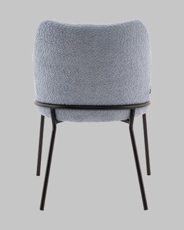 Стул с подлокотниками Кози new ткань букле синий