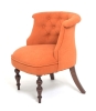 Кресло Бархат темный тон, G08 - морковный