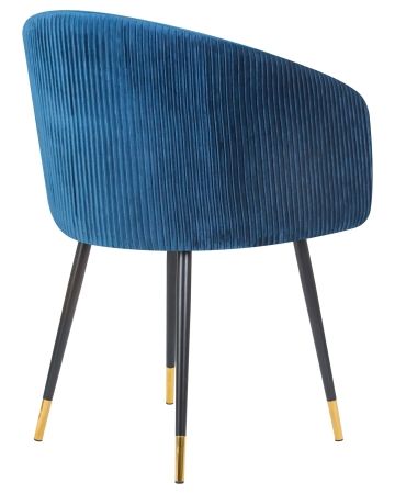 Стул обеденный MARY синий велюр 1922-20