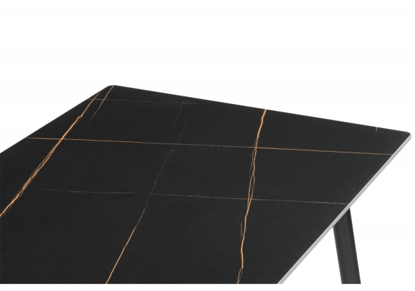 Керамический стол Rion 120 черный мрамор, черный