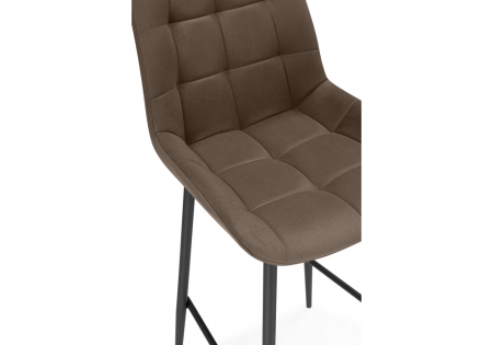 Барный стул Челси 360 коричневый (zd 233), черный np