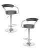Набор 2 шт Стул барный MARTA, серый