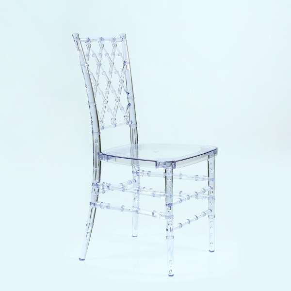Стул N-103 Chiavari Diamond прозрачный банкетный разборный Стул N-103 Chiavari Diamond прозрачный банкетный разборный