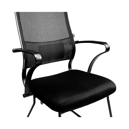 Кресло ErgoLife Sit Air M3-290K неповоротное основание, каркас стальной с полимерным покрытием черного цвета