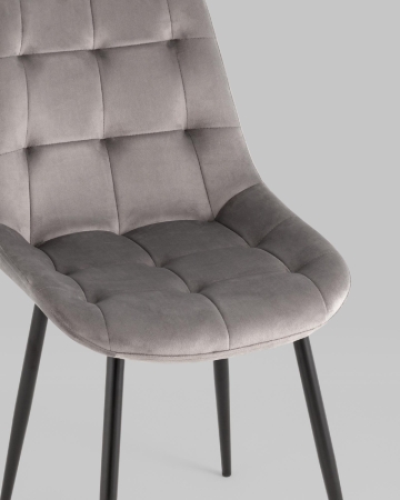 Стул Флекс New велюр светло-серый 4шт.