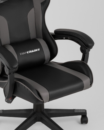 Кресло спортивное Commander TopChairs черно-серый