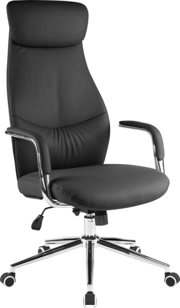 Кресло руководителя Bell экокожа черный