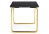 Керамический стол Селена 4 140х80 черный мрамор, золото Керамический стол Селена 4 140х80 черный мрамор, золото