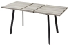Стол ФИН 120 дуб шерман серый, черный каркас