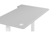Компьютерный стол Маркос 120х75 светло-серый, белый