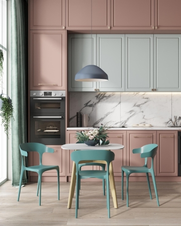 Стул Neo пластик темно-бирюзовый