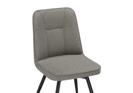 Стул на металлокаркасе Texas 3 поворотный светло-серый, черный Стул на металлокаркасе Texas 3 поворотный светло-серый, черный