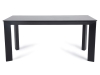 "Венето" обеденный стол из HPL 160х80 см, цвет "серый гранит", каркас черный