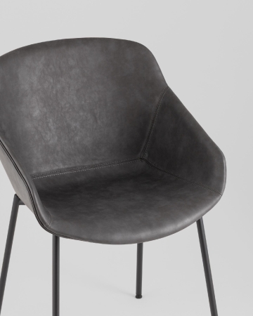 Стул Ashby экокожа серый