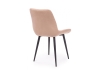 Стул на металлокаркасе Челси 360 К бежевый (zd 210), черный np