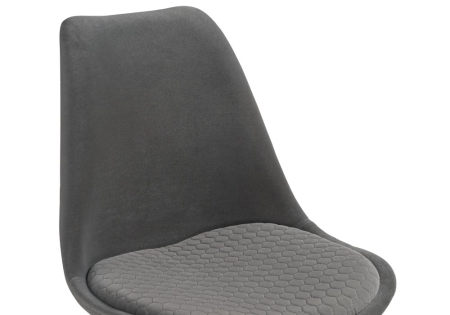 Стул деревянный Bonuss темно-серый, светлое дерево