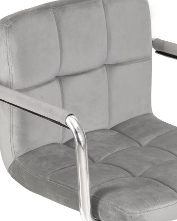 Офисное кресло для персонала TERRY серый велюр MJ9-75