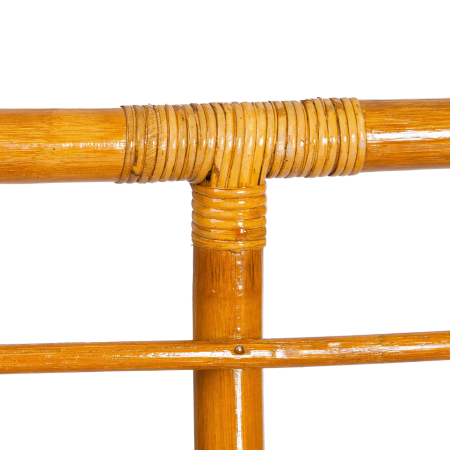 Диван MAMASAN/МАМАСАН 23/02 W, с подушкой, серый, светлое дерево