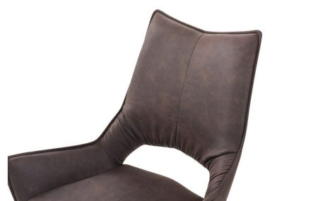 Стул DC1241 коричневый, черный