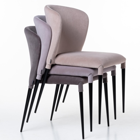 Стул Albert (Альберт) бархат бежевый