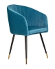 Стул обеденный MARY морская волна велюр 1922-7
