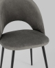 Стул Меган велюр темно-серый