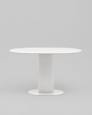 Стол обеденный Mystery 130х80 см белый керамика