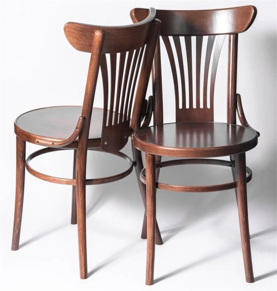 Деревянный стул венский Uranus светлый орех с твердым сиденьем