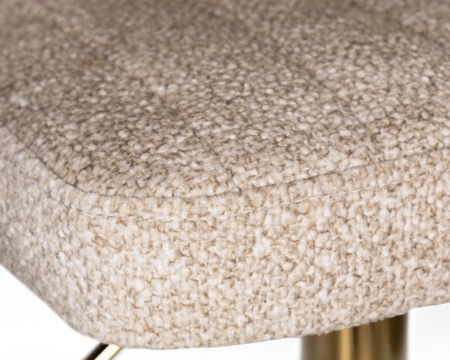 Набор 2 шт Стул барный CHARLY GOLD, бежевый твид (LEO26)