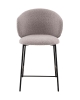 Стул полубарный Блейз букле светло-серый