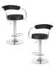 Набор 2 шт Стул барный MARTA, черный