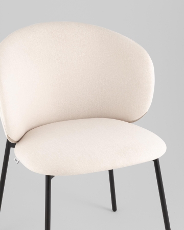 Стул Блейз велюр молочный Стул Блейз велюр молочный