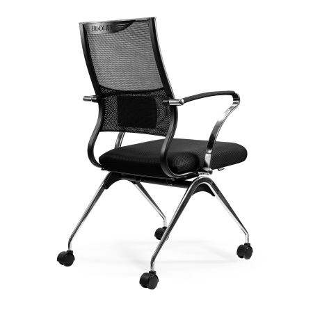 Кресло ErgoLife Sit Air M3-290K неповоротное основание, каркас стальной хромированный, на колесиках