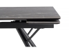Керамический стол Ворен 180(240)x90 черный кварц, черный