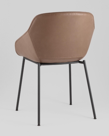 Стул Ashby экокожа светло-коричневый