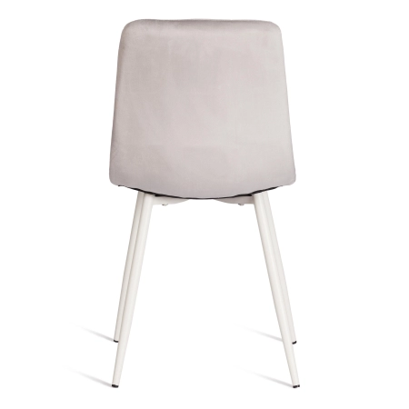 Стул CHILLY (mod. 7094-1) ткань и металл, серый, белый