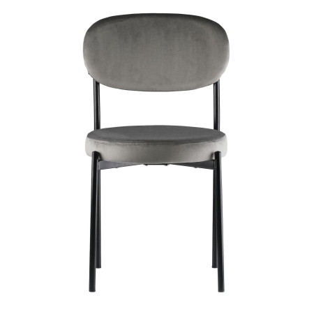 Стул Maso велюр серый