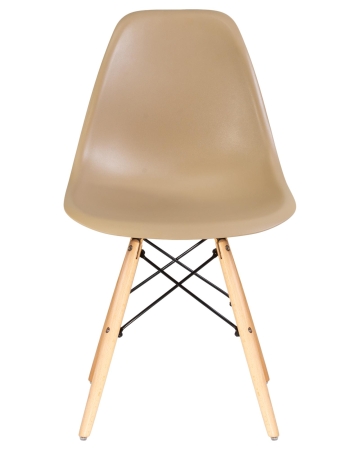 Набор 4 шт Стул обеденный DSW, ножки светлый бук бежевый (GR-03)