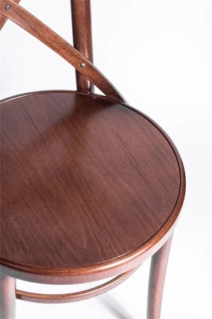 Деревянный стул венский Terra светлый орех с твердым сиденьем