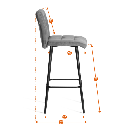 Барный стул Медео темно-бежевый