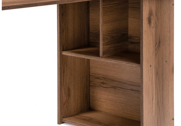 Стол Битти Лофт дуб делано темный, черный матовый