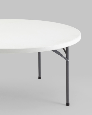 Стол круглый складной пластиковый Кейт 160 Стол круглый складной пластиковый Кейт 160