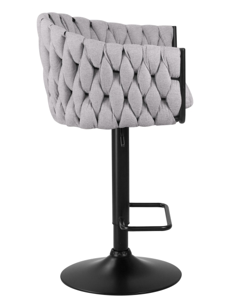 Набор 2 шт Стул барный LEON, серая ткань (LAR 275-17)