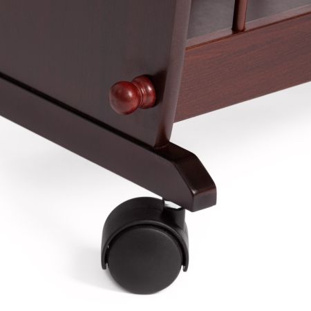 Журнальный столик с газетницей SR-0939-3 дерево, 61*33*56 см, орех (Walnut)